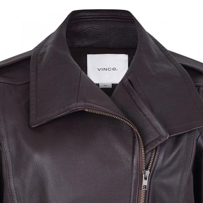 Le Noir Cortina Leather Oversized Biker Jacket