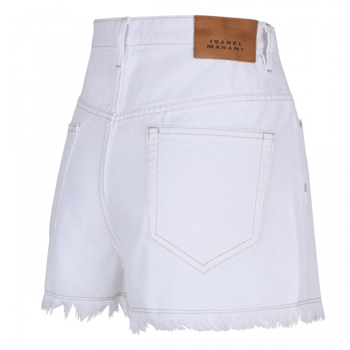 Le Noir Cortina Lesia White Denim Shorts