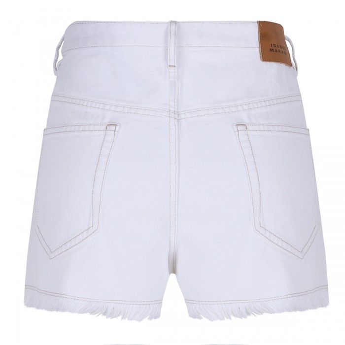 Le Noir Cortina Lesia White Denim Shorts