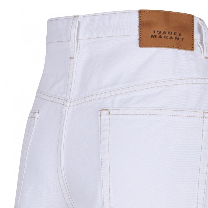 Le Noir Cortina Lesia White Denim Shorts