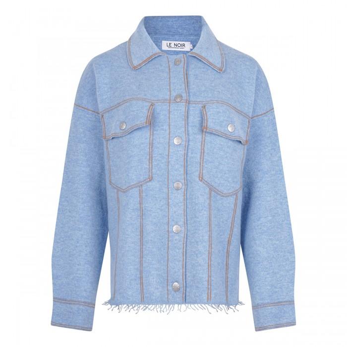 le noir cortina Levo cashmere overshirt