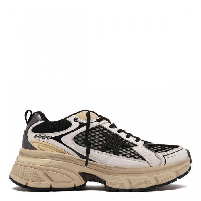 le noir cortina LightStar black net sneakers