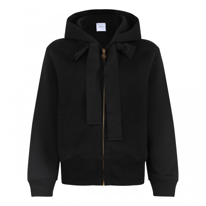 le noir cortina Logo black hoodie