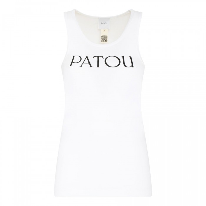 Le Noir Cortina Logo White Tank Top