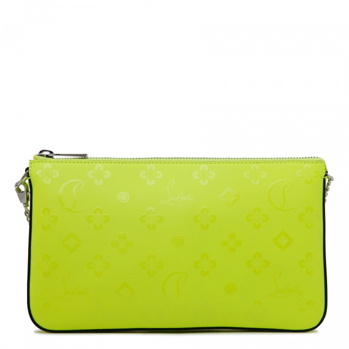 le noir cortina Loubila fluo yellow pouch