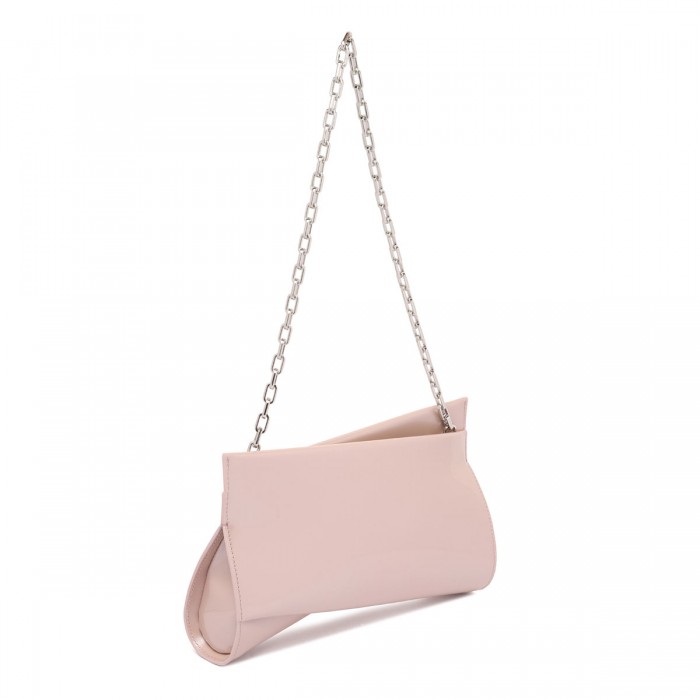 Le Noir Cortina Loubitwist Patent Leather Clutch