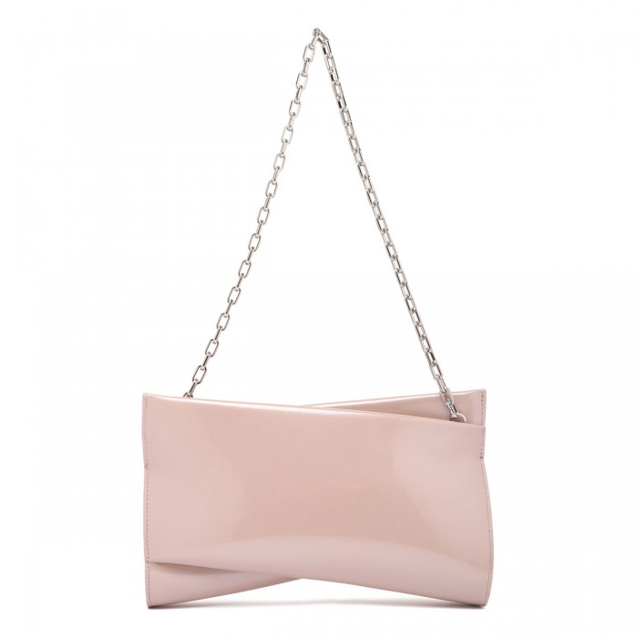 Le Noir Cortina Loubitwist Patent Leather Clutch