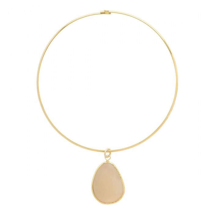 le noir cortina Lux circle necklace