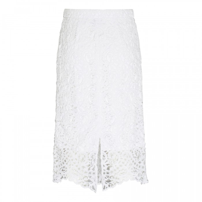 Le Noir Cortina Macramé Lace Skirt
