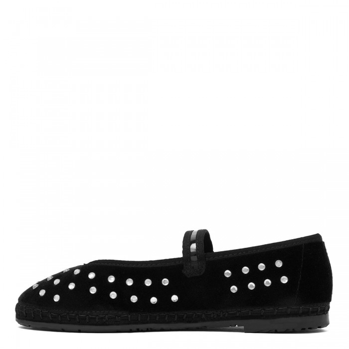 Le Noir Cortina Mae Crystal Mary Jane Ballerinas