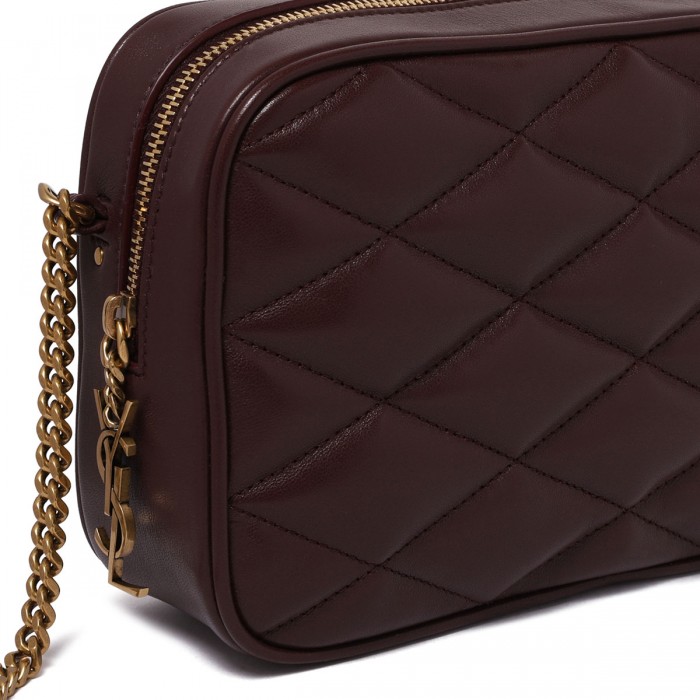 Le Noir Cortina Matelassé Leather Camera Bag