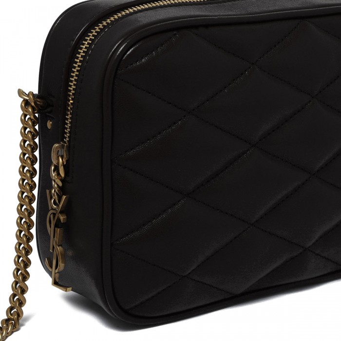 Le Noir Cortina Matelassé Leather Camera Bag