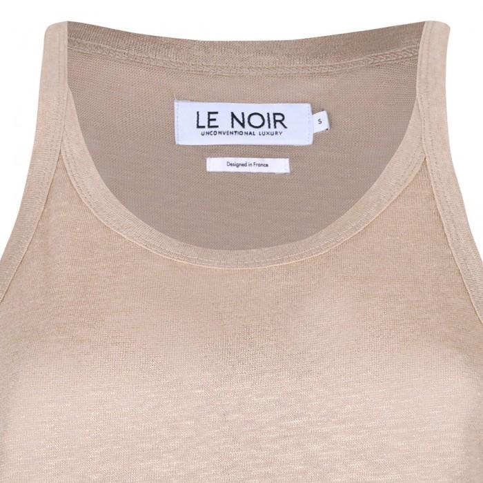 Le Noir Cortina Mattea Linen Tank Top