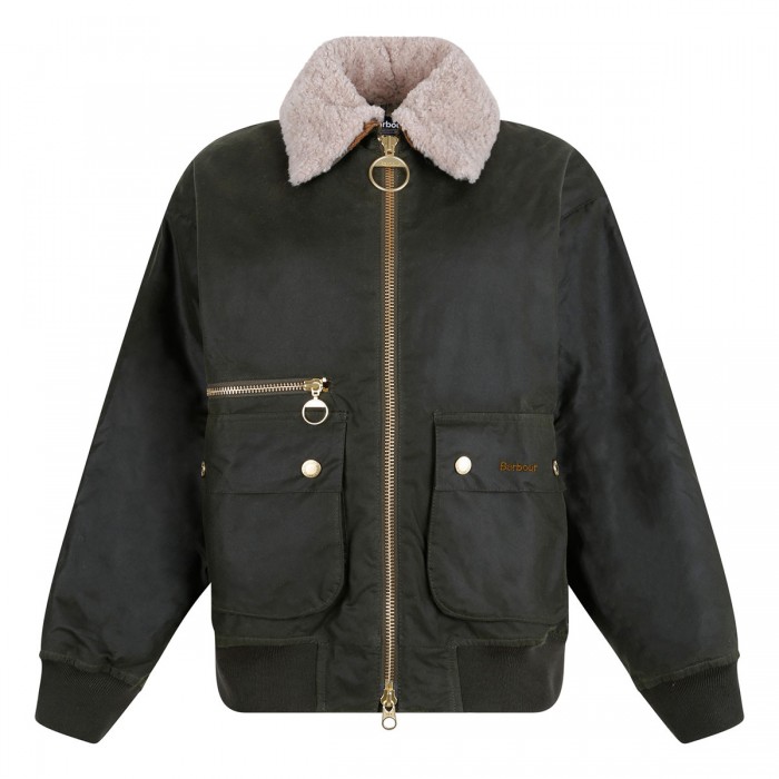 le noir cortina Maxine bomber jacket