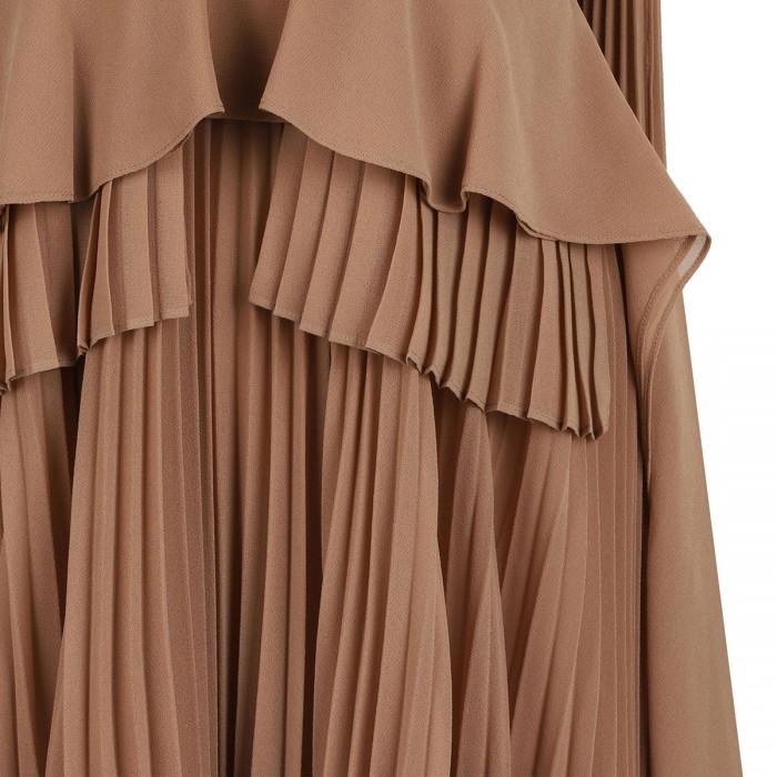 Le Noir Cortina Memento Pleated Gown