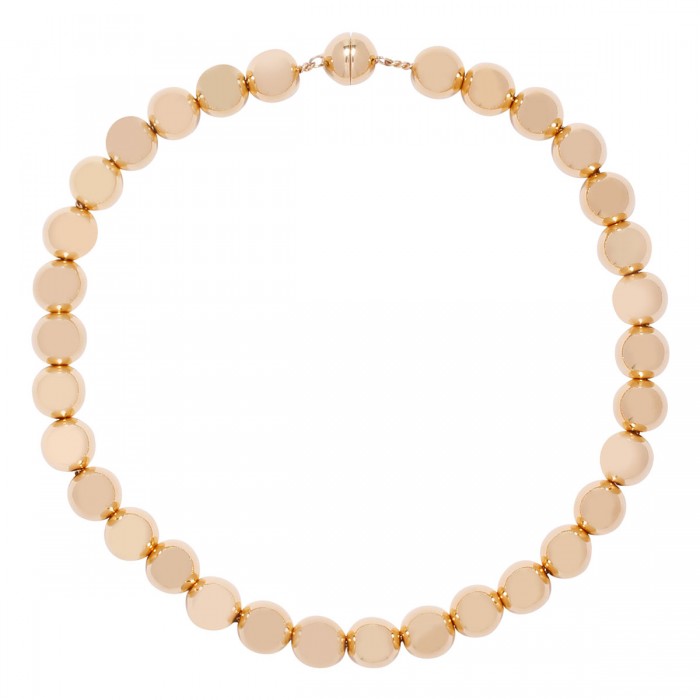 le noir cortina Metal sphere necklace