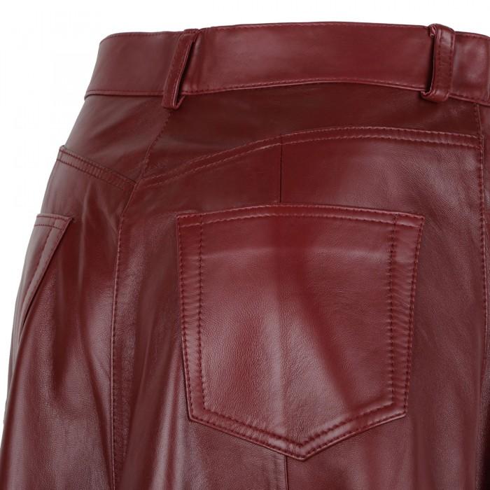Le Noir Cortina Mid Serenity Leather Skirt