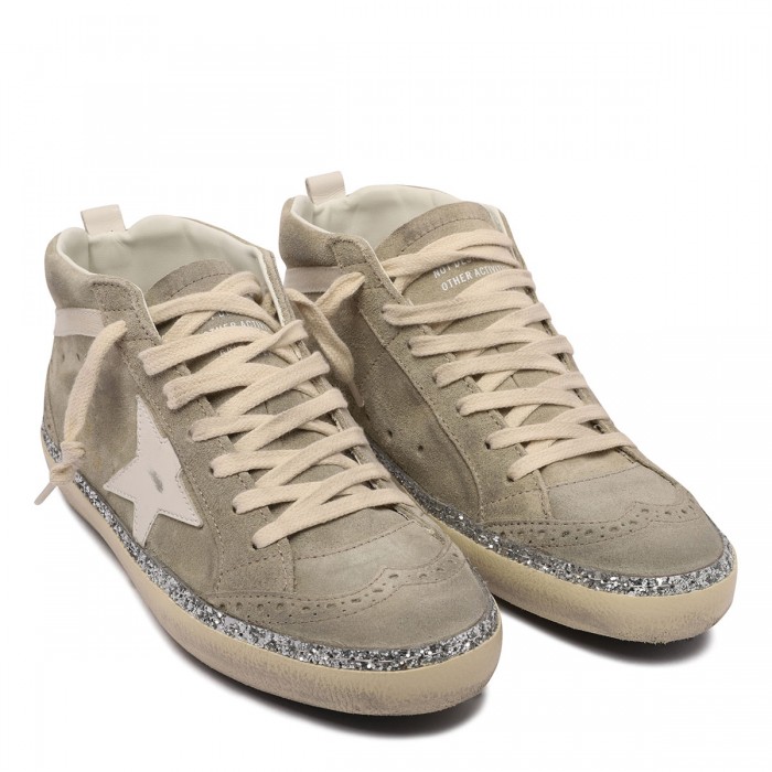 Le Noir Cortina MidStar Sneakers With White Star