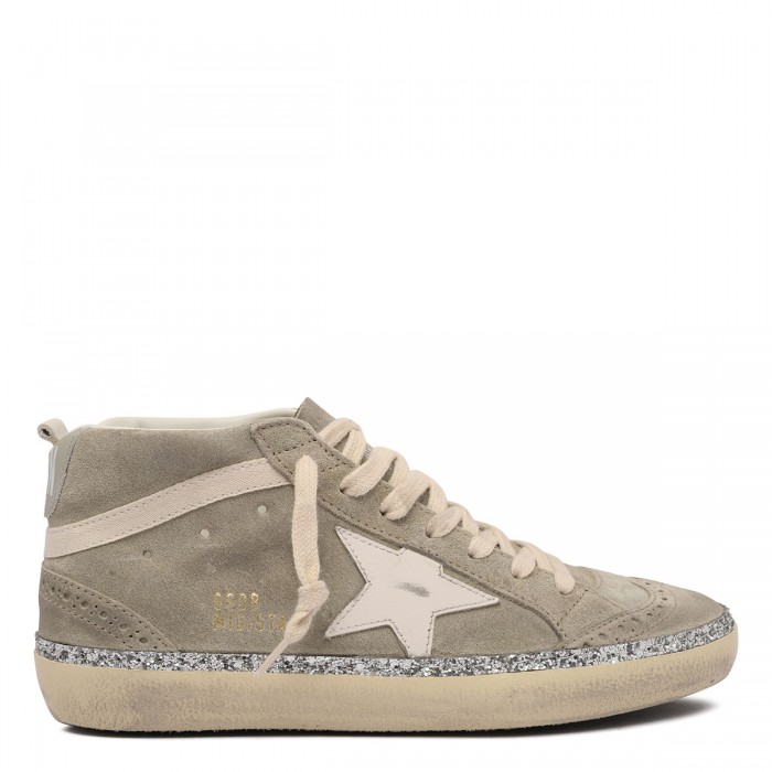 le noir cortina MidStar sneakers with white star