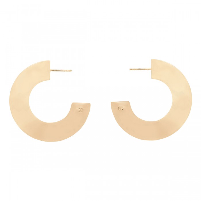le noir cortina Mindy circle earrings