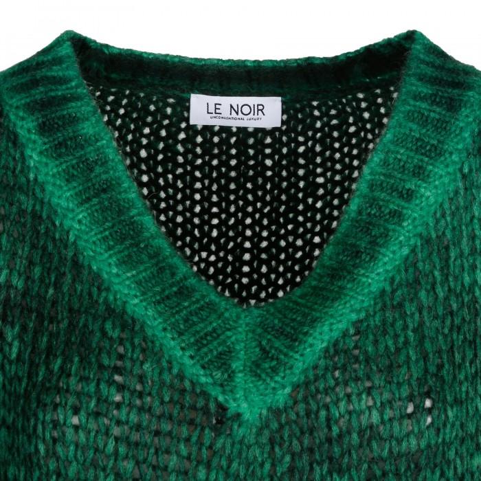 Le Noir Cortina Mint Green Alpaca Blend Sweater