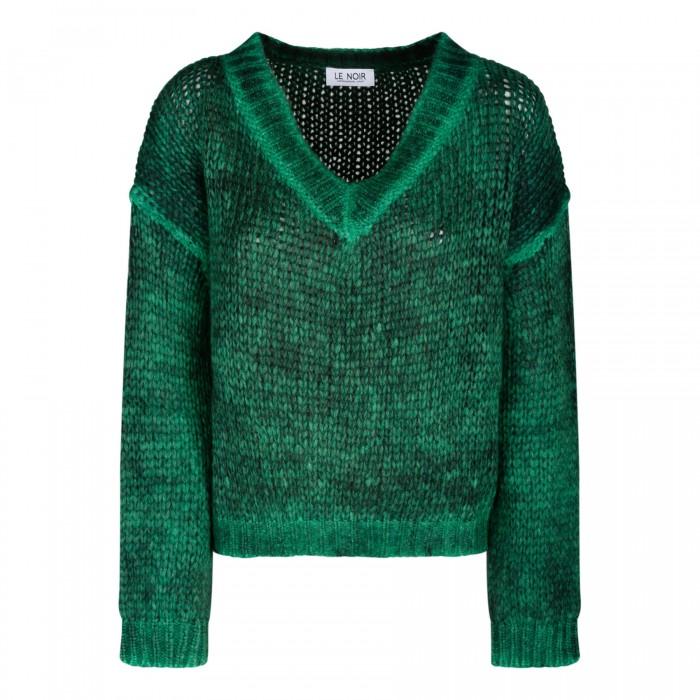 le noir cortina Mint green alpaca blend sweater