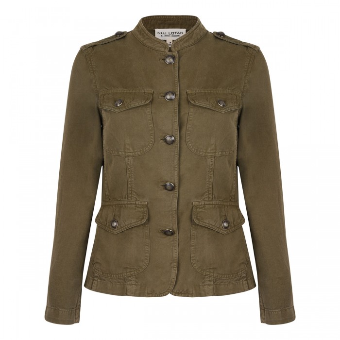 le noir cortina Mona cotton blend jacket