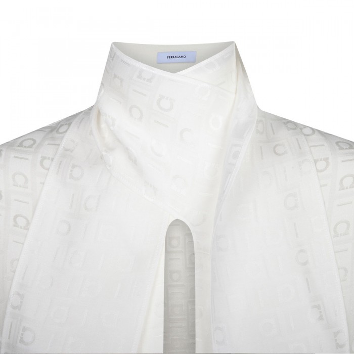 Le Noir Cortina Monogram White Shirt
