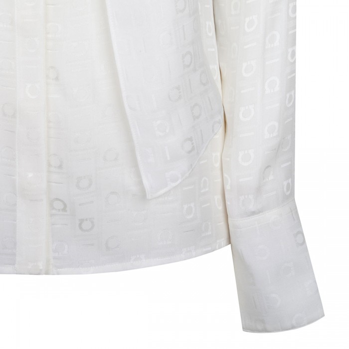 Le Noir Cortina Monogram White Shirt