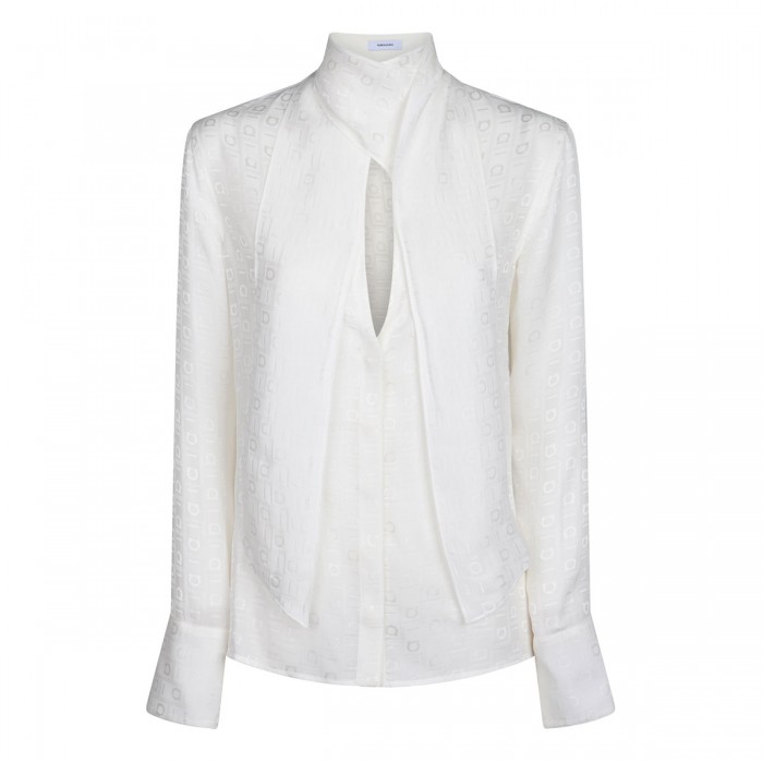 le noir cortina Monogram white shirt
