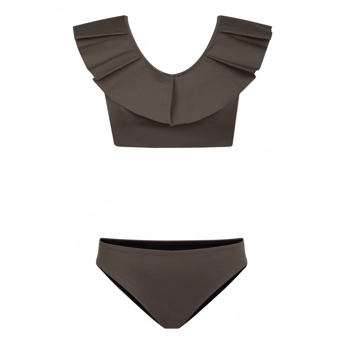 le noir cortina Montaigne taupe bikini set