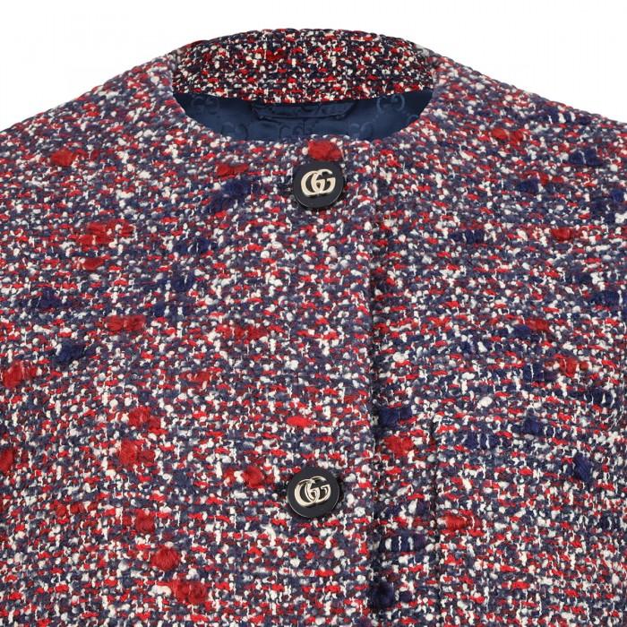 Le Noir Cortina Multicolor Bouclé Wool Jacket