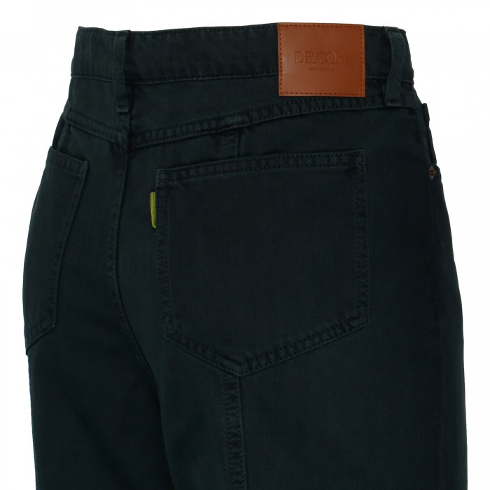 Le Noir Cortina Musk Green Denim Jeans