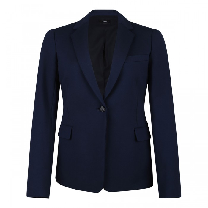 le noir cortina Navy slim fit blazer
