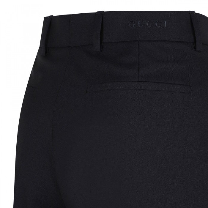 Le Noir Cortina Navy Wool Pants