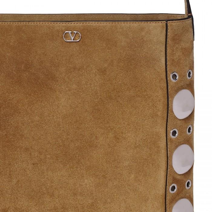 Le Noir Cortina Nellcôte Suede Shoulder Bag