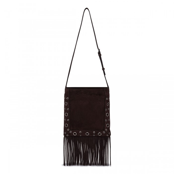 Le Noir Cortina Nellcôte Suede Shoulder Bag