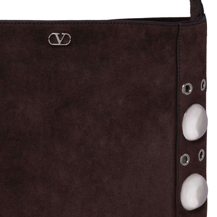 Le Noir Cortina Nellcôte Suede Shoulder Bag