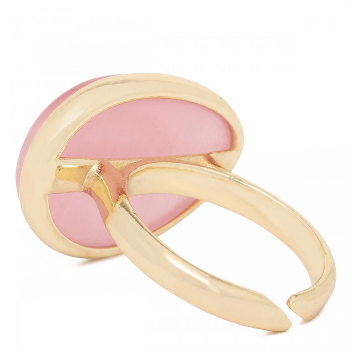 Le Noir Cortina Oval Pink Ring