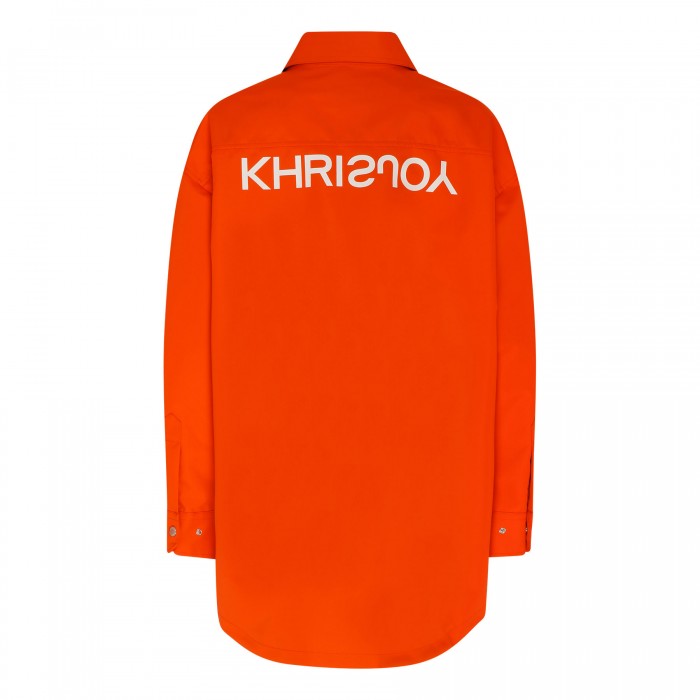 Le Noir Cortina Oversize Orange Boyfriend Shirt