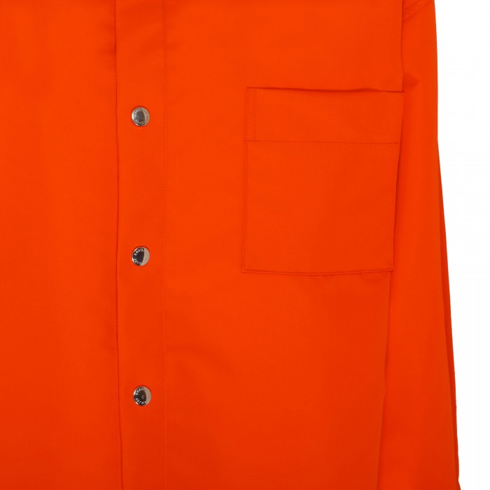 Le Noir Cortina Oversize Orange Boyfriend Shirt