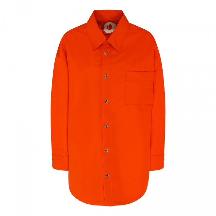 le noir cortina Oversize orange boyfriend shirt