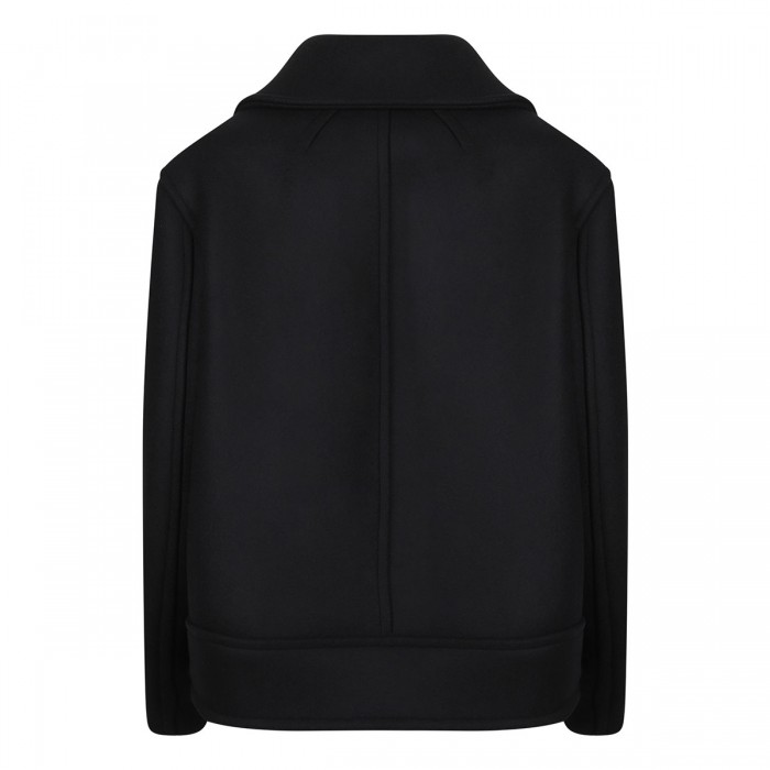 Le Noir Cortina Oversized Wool Peacoat