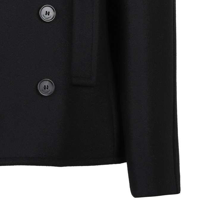 Le Noir Cortina Oversized Wool Peacoat