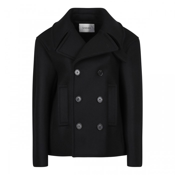 le noir cortina Oversized wool peacoat