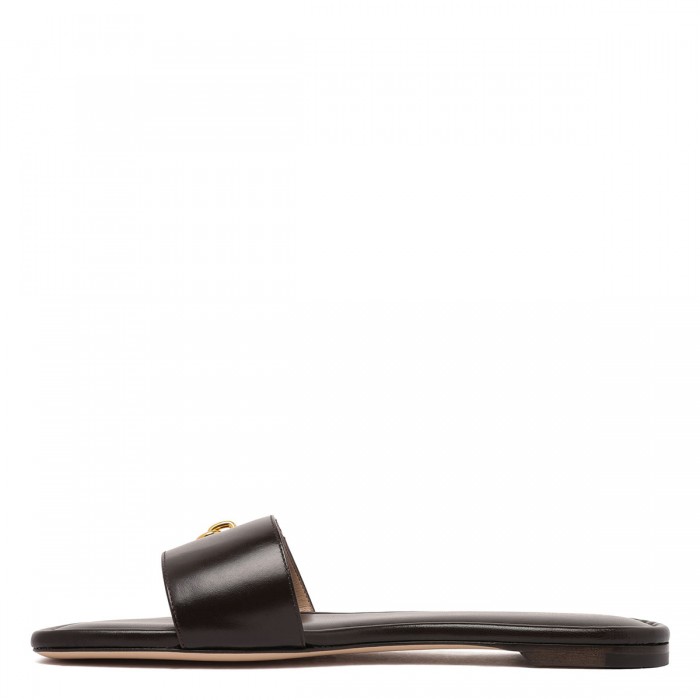 Le Noir Cortina Padlock Slide Flat Sandals