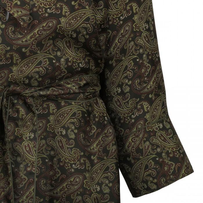 Le Noir Cortina Paisley Lavallière Dress