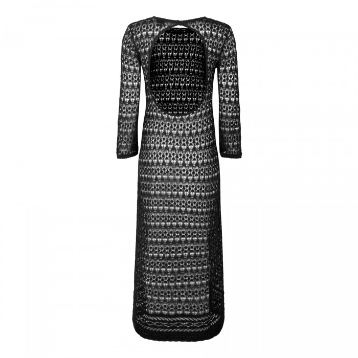 Le Noir Cortina Paloma Open-back Crochet Dress