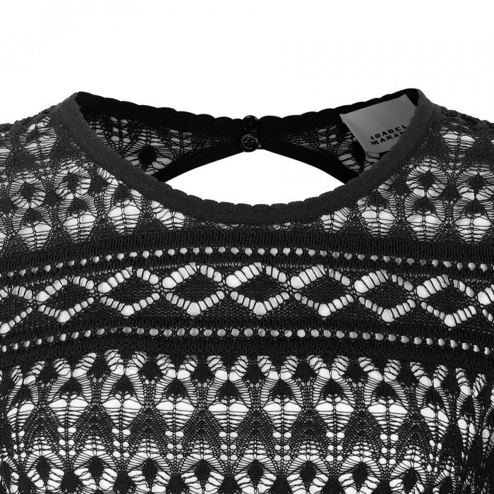 Le Noir Cortina Paloma Open-back Crochet Dress