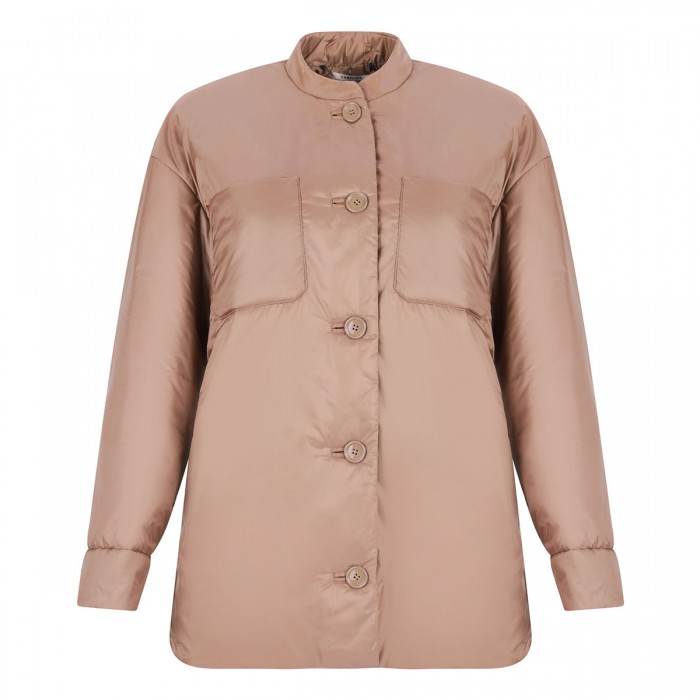 le noir cortina Picasso padded shirt jacket